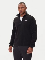 The North Face Polar Glacier NF0A8D0Q Czarny Regular Fit. Czarne bluzy sportowe męskie The North Face, m, bez wzorów, z polaru, bez kaptura. Za 239.99 zł.