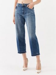 Pinko Jeansy Barbara 101713 A146 Niebieski Boyfriend Fit. Niebieskie jeansy damskie Pinko, bez wzorów, z bawełny. Za 799.99 zł.