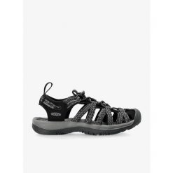 Sandały turystyczne damskie Keen Whisper. Czerwone sandały damskie Keen, bez wzorów, bez obcasa, bez zapięcia. Za 349.99 zł.