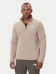 The North Face Polar Glacier NF0A8D0R Beżowy Regular Fit. Brązowe bluzy sportowe męskie The North Face, m, bez wzorów, z polaru, bez kaptura. Za 299.99 zł.