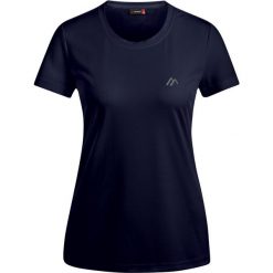 T-shirt damski Maier Sports Waltraud. Niebieskie t-shirty damskie Maier Sports, bez wzorów, z materiału, klasyczne, bez kołnierzyka, bez ramiączek. Za 131.40 zł.