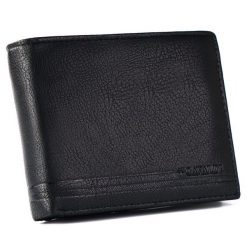 Portfel czarny Cavaldi M538-PU. Czarne portfele męskie 4U Cavaldi, bez wzorów, ze skóry ekologicznej. Za 44.00 zł.
