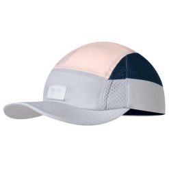 Czapka z daszkiem Damska Buff 5 Panel Go Cap. Szare czapki damskie Buff, bez wzorów, z elastanu, sportowe. W wyprzedaży za 76.46 zł.