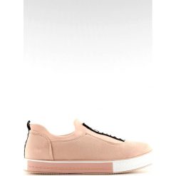 Trampki damskie różowe NB178 Pink. Czerwone trampki i tenisówki damskie ButyModne, bez wzorów, z tkaniny, bez zapięcia. W wyprzedaży za 99.00 zł.