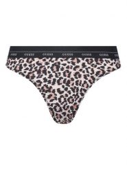 Guess Figi brazylijskie O5RE25 KCOJ0 Beżowy. Brązowe majtki damskie Guess, z syntetyku. Za 139.99 zł.