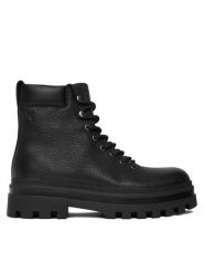 Calvin Klein Jeans Trzewiki Lugged Hiking Lace Up Lth YM0YM01336 Czarny. Czarne botki męskie Calvin Klein Jeans, bez wzorów, z jeansu, bez obcasa, bez zapięcia. Za 849.99 zł.