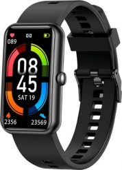 Smartwatch Rubicon RNCE83 Czarny (SMARUB137). Czarne zegarki smartwatch Rubicon, bez wzorów. Za 162.36 zł.