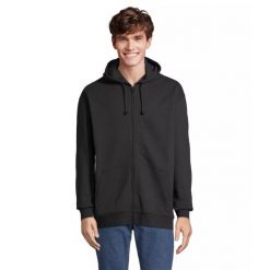 Bluza z kapturem i zamkiem błyskawicznym Sol's Carter. Białe bluzy damskie SOL'S, m, bez wzorów, z bawełny, klasyczne, bez ramiączek, z kapturem. Za 151.10 zł.