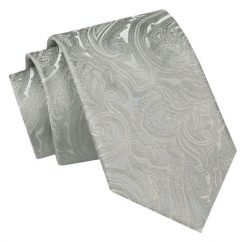 Męski Krawat Angelo di Monti - Jasnopopielaty. Szare krawaty i muchy Angelo di Monti, bez wzorów, z tkaniny, eleganckie. Za 45.00 zł.