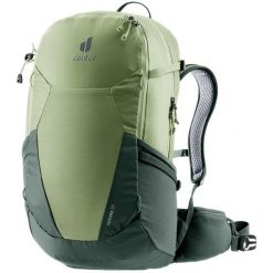 Plecak z siatką dystansową Deuter Futura 27 - grove/ivy. Szare plecaki męskie Deuter, bez wzorów, z materiału, klasyczne. Za 578.32 zł.