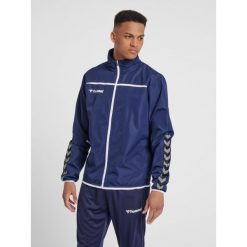 Hummel Kurtka sportowa hml Authentic Training Jacket granatowa. Niebieskie kurtki męskie Hummel, xl, bez wzorów, bez kaptura, do piłki ręcznej. Za 109.00 zł.