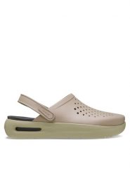Crocs Klapki InMotion Clog 209964 Beżowy. Brązowe klapki męskie Crocs, bez wzorów, z tworzywa sztucznego, bez zapięcia. Za 229.99 zł.