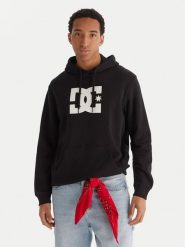 DC Shoes Bluza EDYSF03261 KVJ0 Czarny Regular Fit. Czarne bluzy męskie DC Shoes, l, bez wzorów, z bawełny, bez ramiączek, bez kaptura. Za 349.99 zł.