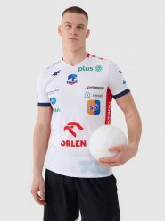 4F Koszulka meczowa replika domowa z sezonu 2024/25 męska 4F x Zaksa Kędzierzyn Koźle - multikolor XL. Koszulki sportowe męskie 4F, m, bez wzorów, z dzianiny, bez ramiączek, na fitness i siłownię. Za 219.99 zł.