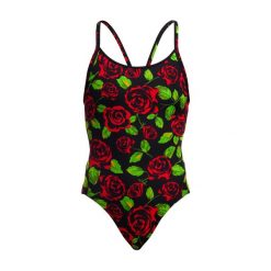 Strój kąpielowy damski Funkita Black Rose Diamond Back. Czarne stroje kąpielowe damskie Funkita, bez wzorów, z dzianiny. Za 199.00 zł.
