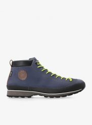 Buty outdoor męskie Lomer Bio Naturale Mid MTX. Niebieskie trekkingi męskie LOMER, z gumy, przed kolano, bez zapięcia. Za 459.99 zł.