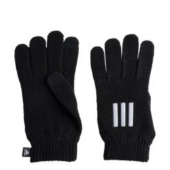 Rękawiczki Essentials 3-Stripes Gloves. Białe rękawiczki męskie Adidas, bez wzorów, z dzianiny. Za 119.00 zł.