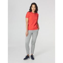 Koszulka polo damska TBS Irrispol. Białe bluzki damskie TBS, l, bez wzorów, sportowe, bez kołnierzyka, bez ramiączek. Za 279.00 zł.