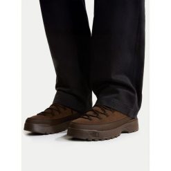 Trekkingi The North Face. Brązowe buty zimowe męskie The North Face, bez wzorów, bez obcasa, bez zapięcia. Za 649.99 zł.