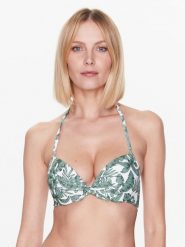 TWINSET Góra od bikini 231LMMB44 Zielony. Zielone bikini Twinset, bez wzorów, z syntetyku. Za 499.99 zł.
