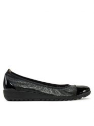 Caprice Baleriny 9-22103-42 Czarny. Czarne balerinki damskie Caprice, bez wzorów, ze skóry, bez obcasa, bez zapięcia. Za 150.99 zł.