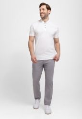 Bawełniane chinosy, Regular Fit, R-LORN. Szare eleganckie spodnie męskie Volcano, bez wzorów, z bawełny. Za 169.99 zł.