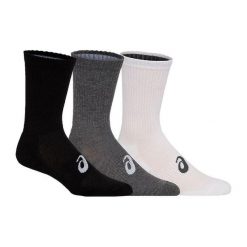 Skarpety sportowe Asics Cush Crew 155204. Białe skarpetki damskie Asics, bez wzorów. Za 59.00 zł.