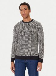 Guess Sweter M5BR23 Z0491 Szary Regular Fit. Szare swetry męskie Guess, m, z aplikacjami, z bawełny, bez kołnierzyka, bez ramiączek. Za 479.99 zł.