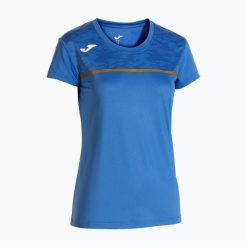 Koszulka do biegania damska Joma Record III. Niebieskie koszulki sportowe damskie Joma, xl, bez wzorów, bez ramiączek, do biegania. Za 87.99 zł.