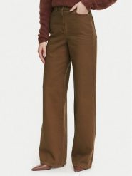 Marella Jeansy Zaffo 2623136075 Brązowy ciemny Wide Leg. Brązowe jeansy damskie Marella, bez wzorów, z bawełny. Za 689.99 zł.