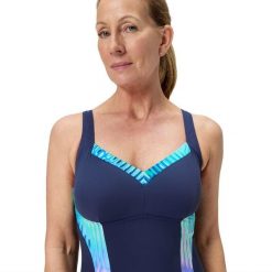 Strój kąpielowy damski Speedo Pt Lunaelustre 1Pc. Niebieskie stroje kąpielowe damskie Speedo, m, bez wzorów. Za 351.99 zł.