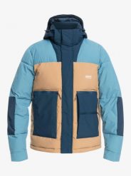Kurtka zimowa męska Quiksilver Nomad Waterproof. Niebieskie kurtki męskie Quiksilver, na zimę, l, bez wzorów, z materiału, bez kaptura. Za 506.49 zł.