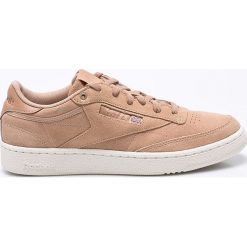 Reebok Classic - Buty Club C 85 MCC. Brązowe buty sportowe męskie Reebok Classic, bez wzorów, z gumy, bez zapięcia, Adidas Advantage, climacool (adidas). W wyprzedaży za 139.90 zł.