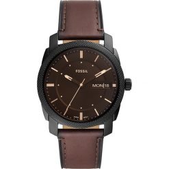 Fossil Mężczyźni zegarek Fossil Machine czarny - stal nierdzewna i skóra Zegarki męskie 1 ct Męskie. Czarne zegarki męskie FOSSIL, bez wzorów, z materiału, ze stali. Za 696.99 zł.