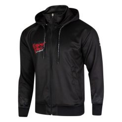 Bluza męska sportowa rozpinana z kapturem EXTREME HOBBY WHY SO SERIOUS. Czarne bluzy sportowe męskie EXTREME HOBBY, m, bez wzorów, z poliesteru, z kapturem. Za 259.00 zł.