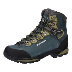 Buty trekkingowe męskie Lowa Camino Evo Gtx. Niebieskie trekkingi męskie Lowa, z materiału, za kostkę, bez zapięcia. Za 1,632.00 zł.