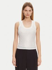 Marciano Guess Top 5RGP21 6311A Écru Regular Fit. Topy damskie Marciano Guess, xs, z aplikacjami, z syntetyku, bez kołnierzyka, bez ramiączek. Za 199.99 zł.
