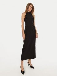 IVY OAK Sukienka koktajlowa Nolan IO117640 Czarny Slim Fit. Czarne sukienki damskie IVY & OAK, bez wzorów, z wiskozy, wizytowe, bez kołnierzyka, bez ramiączek. Za 1,329.00 zł.