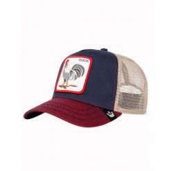 Czapka Goorin Bros The Cook Trucker – granatowa. Niebieskie czapki damskie Goorin Bros, bez wzorów. Za 168.99 zł.