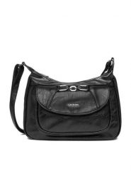 Lasocki Torebka CEO-LSK-L-016-09 Czarny. Czarne listonoszki damskie Lasocki, bez wzorów, z materiału, bez dodatków. Za 189.99 zł.