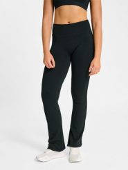 Damskie legginsy Hummel Hiit Seamless Flare. Czarne legginsy damskie Hummel, bez wzorów, z materiału. Za 279.50 zł.