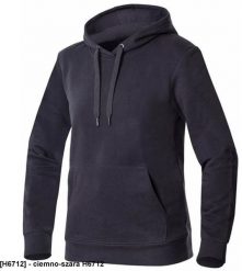Ardon Damska bluza kangurek elastyczny śćiągacz pa i rękawy % bawełna, % poliester, g/m ciemno-szara H6712 2XL. Szare bluzy damskie Ardon, m, bez wzorów, z bawełny, bez ramiączek, bez kaptura. Za 103.54 zł.