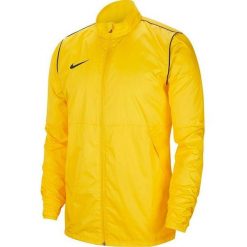 Kurtka do piłki nożnej męska Nike RPL Park 20 RN JKT. Żółte kurtki męskie Nike, m, bez wzorów, sportowe, bez kaptura. W wyprzedaży za 159.00 zł.