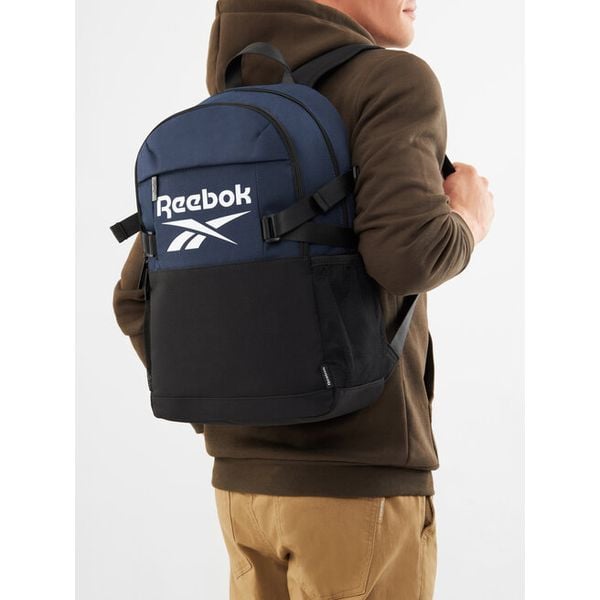 Plecak Reebok. Niebieskie plecaki męskie Reebok, bez wzorów, sportowe. Za 129.99 zł.