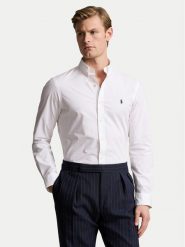 Polo Ralph Lauren Koszula 710928254002 Biały Slim Fit. Białe koszule męskie Polo Ralph Lauren, m, bez wzorów, z bawełny, bez kołnierzyka, bez ramiączek. Za 459.99 zł.