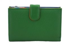 Portfel skórzany BARBERINI'S zielony D-8346-38. Zielone portfele damskie Barberinis, ze skóry. Za 149.99 zł.