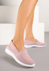 Różowe Wsuwane Tenisówki Mokasyny Venni. Czerwone trampki i tenisówki damskie Born2be, z aplikacjami, z jeansu, bez zapięcia. Za 54.99 zł.