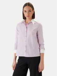 Morgan Koszula 251-CKARA Różowy Regular Fit. Czerwone koszule damskie Morgan, bez wzorów, z syntetyku, bez kołnierzyka, bez ramiączek. Za 249.99 zł.