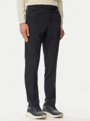 BOSS Chinosy Goc Swing 50564285 Granatowy Regular Fit. Niebieskie eleganckie spodnie męskie Boss, bez wzorów, z syntetyku. Za 699.99 zł.