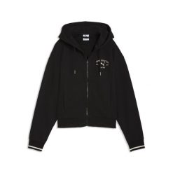 Damska rozpinana bluza z kapturem PUMA Class PUMA. Czarne bluzy damskie Puma, bez wzorów, sportowe, bez ramiączek, z kapturem. Za 279.00 zł.